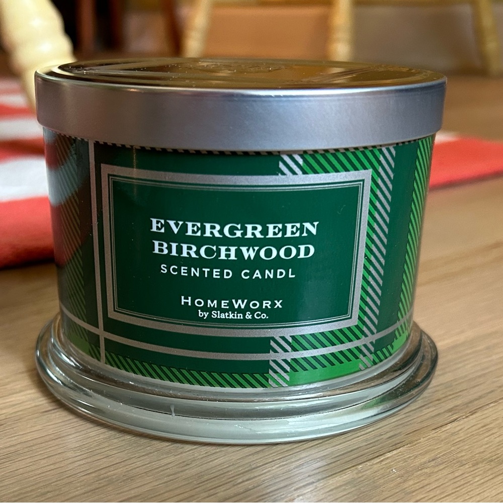 HomeWorx Candle - Evergreen Birchwood